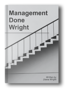 management done wright draft plain book cover